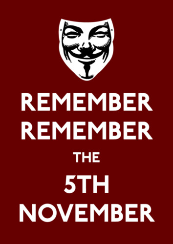 Remember remember the 5th of November