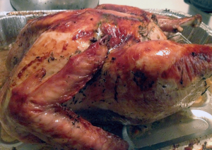 roasted Thanksgiving turkey